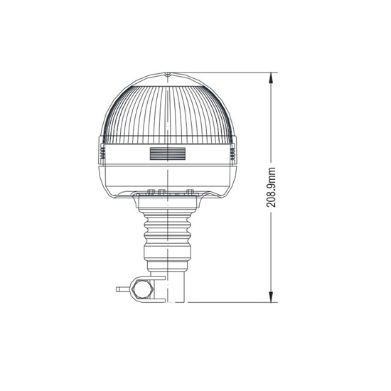 Fotografija proizvoda LED rotacijsko svjetlo 12/24 nasadno ,gibljivo