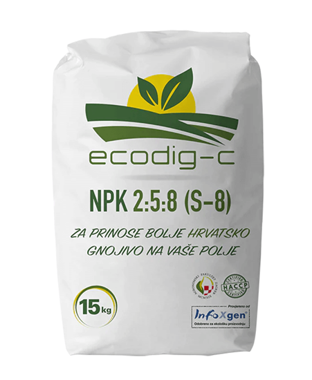 Fotografija proizvoda Gnojivo organsko  NPK 2-5-8, 15 kg