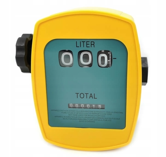 Fotografija proizvoda Brojač za pumpu za gorivo, žuti 0,1 - 3,5 bar; 20-80l/min