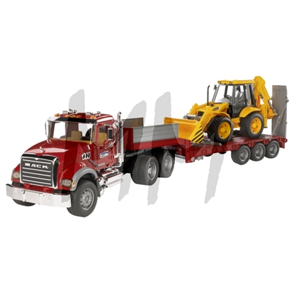 Igrača TOVORNJAK Mack s prikolico in ROVOKOPAČ Caterpillar Igrača TOVORNJAK Mack s prikolico in ROVOKOPAČ Caterpillar