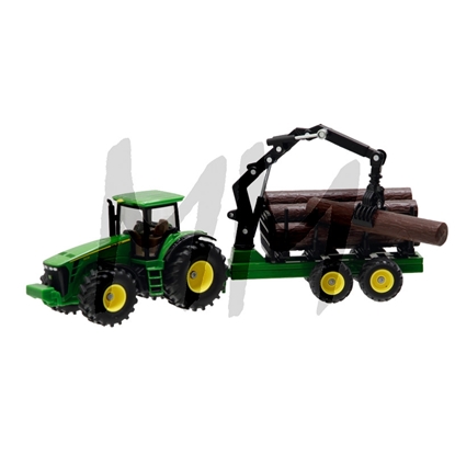 Igrača TRAKTOR John Deere 8430 z gozdarsko prikolico Igrača TRAKTOR John Deere 8430 z gozdarsko prikolico