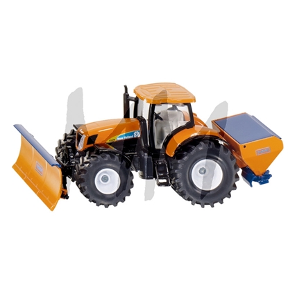 Igrača TRAKTOR New Holland s snežno desko ter posipalcem soli in peska Igrača TRAKTOR New Holland s snežno desko ter posipalcem soli in peska