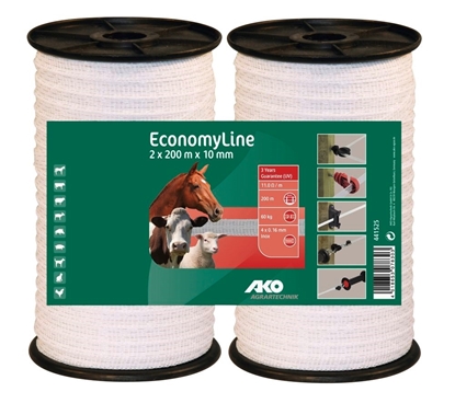 Prikaži detalje za  TRAKA EconomyLine (2x200 m x 10mm) Fotografija proizvoda TRAKA EconomyLine (2x200 m x 10mm)