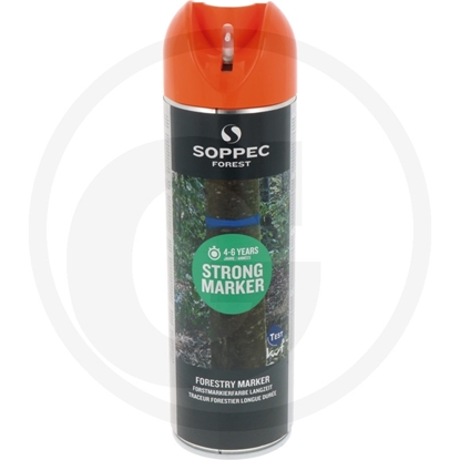 Prikaži detalje za  Šumarski sprej za označavanje, narančasti Fotografija proizvoda Šumarski sprej za označavanje, narančasti