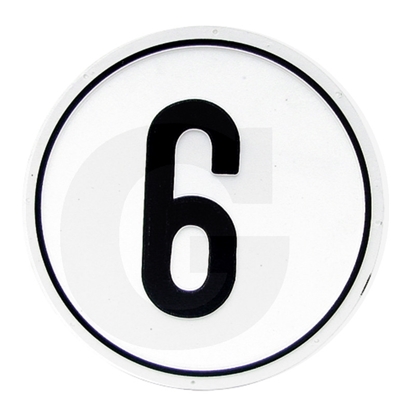 Fotografija proizvoda Naljepnica 6km/h