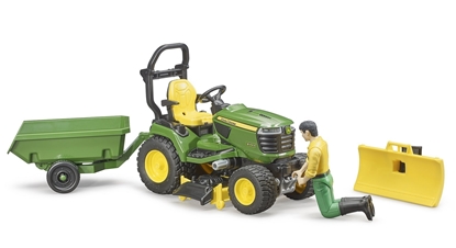 Igračka JohnDeere  kosilica sa prikolicom i vozačem  Igračka JohnDeere  kosilica sa prikolicom i vozačem