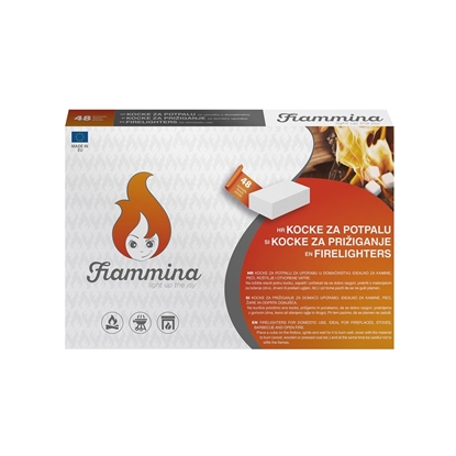 Kocke za potpalu FIAMMINA  48 kom  Kocke za potpalu FIAMMINA  48 kom