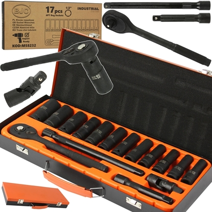 Fotografija proizvoda Garnitura ključeva 1/2"17el. 6-kutni BJC /10-24M