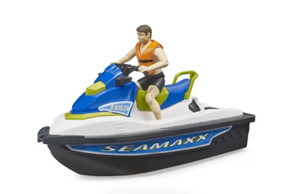 Prikaži detalje za  Igračka Jet ski s vozačem Bruder Fotografija proizvoda Igračka Jet ski s vozačem Bruder