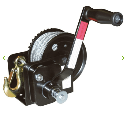 Prikaži detalje za  Vitlo ručno sa ručnom kočnicom 10 m sajle fi=5 mm, 360 kg Fotografija proizvoda Vitlo ručno sa ručnom kočnicom 10 m sajle fi=5 mm, 360 kg