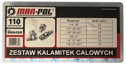 Prikaži detalje za  Set mazalica MAR-POL 110/1 Fotografija proizvoda Set mazalica MAR-POL 110/1