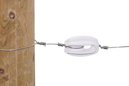 Prikaži detalje za  Porculanski izolator za napinjanje žice 10kom Fotografija proizvoda Porculanski izolator za napinjanje žice 10kom