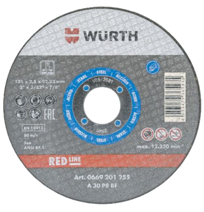 Fotografija proizvoda REZNA PLOČA ČELIK-ST1 0-BO 22,23-D 115MM