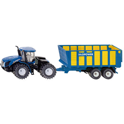 Prikaži detalje za  Igračka TRAKTOR New Holland sa silažnom prikolicom, SIKU Fotografija proizvoda Igračka TRAKTOR New Holland sa silažnom prikolicom, SIKU