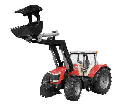 Prikaži detalje za  Igračka TRAKTOR Massey Ferguson 7600 s čeonim utovarivačem, BRUDER Fotografija proizvoda Igračka TRAKTOR Massey Ferguson 7600 s čeonim utovarivačem, BRUDER