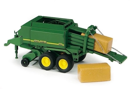 Prikaži detalje za  Igračka Balirka John Deere za kvadratne bale, BRUDER Fotografija proizvoda Igračka Balirka John Deere za kvadratne bale, BRUDER
