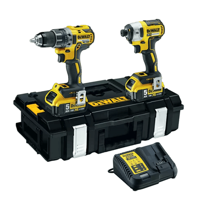 Fotografija proizvoda SET BUŠILICA I UDARNI ODVIJAČ 18V 2X5,0Ah DeWalt