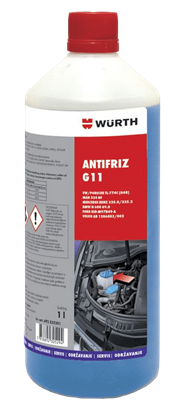 Prikaži detalje za  Antifriz G11 PLAVI HDPE 1L Fotografija proizvoda Antifriz G11 PLAVI HDPE 1L