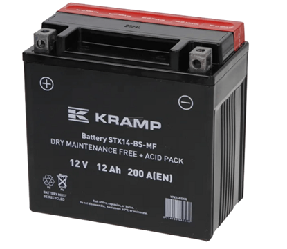 Fotografija proizvoda Akumulator 12 V 12 Ah 200A s kiselinom, Kramp