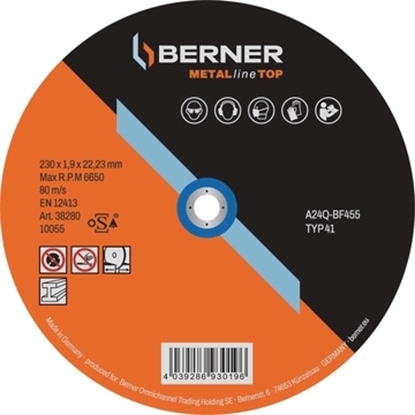 Fotografija proizvoda Rezna ploča-metal 125x1x22