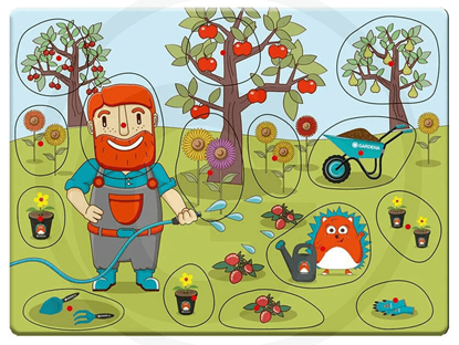 Fotografija proizvoda Igračka drvene vrtne puzzle