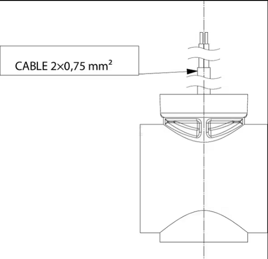 Fotografija proizvoda Gabaritno svjetlo LED  s 5 m kabla 