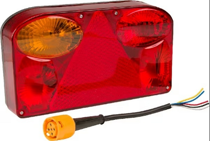 Fotografija proizvoda Stražnje svjetlo lijevo pravokutno, 12/24V, 235x135x52