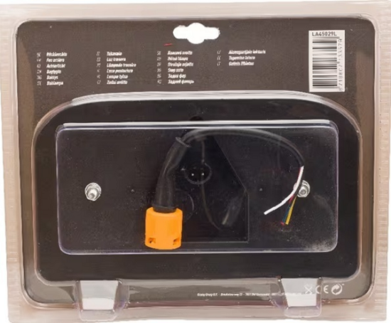 Fotografija proizvoda Stražnje svjetlo lijevo pravokutno, 12/24V, 235x135x52